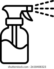 Spray Icon Line Vector Illustration