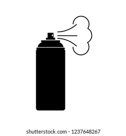 Spray icon, logo on a white background