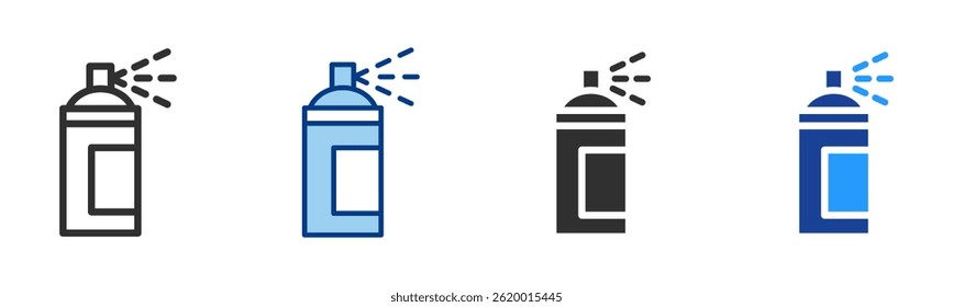 Spray Icon Multiple Style Vector Collection