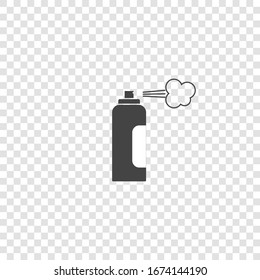 Icono de aerosol sobre fondo transparente.