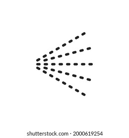 spray icon on white background flat style water drop. Vector illustration
