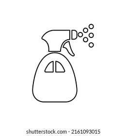 spray icon on a white background, vector illustration