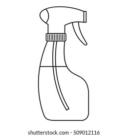 Spray icon. Outline illustration of spray vector icon for web