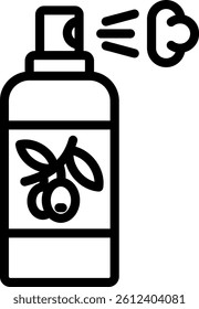 Spray Icon Outline Vector Illustration