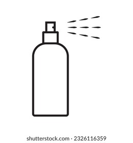 spray icon, perfume vector template illustration logo design
