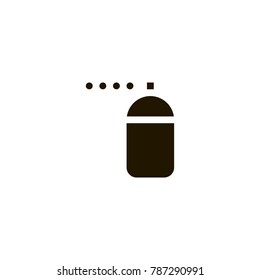 spray icon. sign design