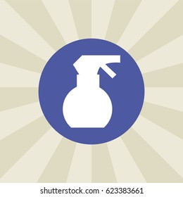spray icon. sign design. background