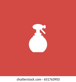 spray icon. sign design. red background