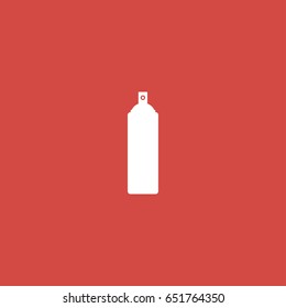 spray icon. sign design. red background