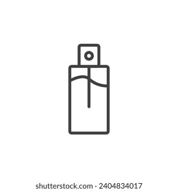 spray icon. sign for mobile concept and web design. outline vector icon. symbol, logo illustration. vector graphics.