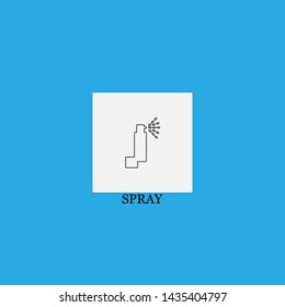 spray icon sign signifier vector