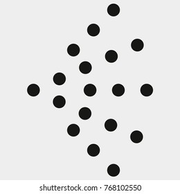 Spray icon. Simple black fluid spray cloud symbols