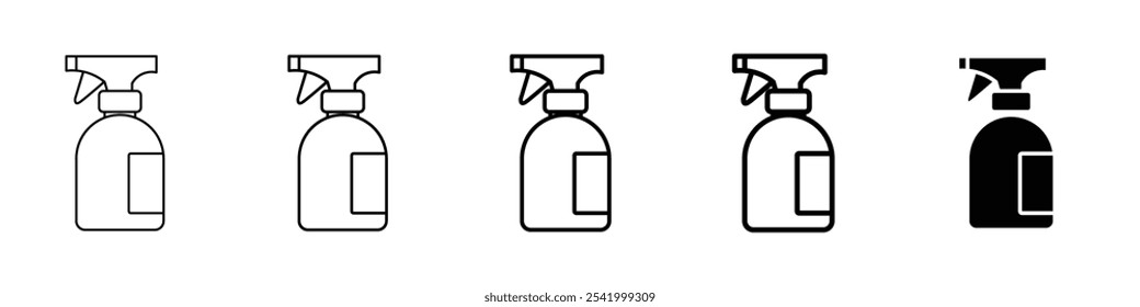 spray icon Simple outline illustration