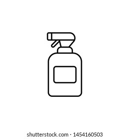 spray icon. Simple thin line, outline illustration of Beauty icons for UI and UX, website or mobile application