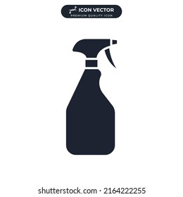 plantilla de símbolo de icono de spray para el logotipo de colección de diseño gráfico y web ilustración vectorial