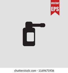 Spray icon in trendy isolated on grey background.Vector illustration.