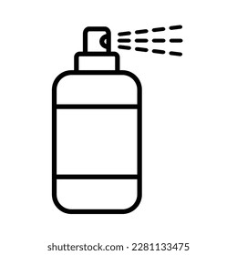 spray icon vector design template in white background