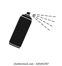 Spray icon Vector. Flat vector illustration in black on white background. EPS 10