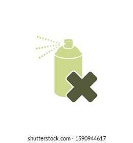Spray icon. Vector illustration can be used for topics painting, aerosol, graffiti, container