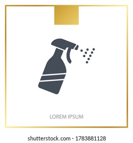 Icono de spray. Ilustración del vector EPS 10.