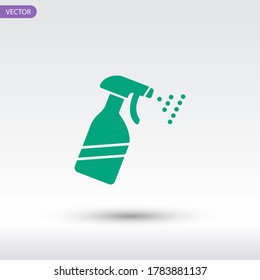 Icono de spray. Ilustración del vector EPS 10.