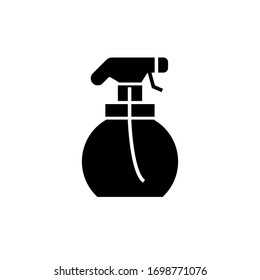 Spray Icon Vektorillustration Illustration Glyph Stil Design. einzeln auf weißem Hintergrund