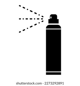 Spray icon. Vector illustration isolated on white background
