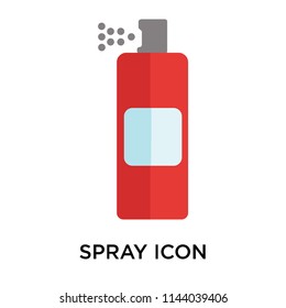 Spray icon vector isolated on white background for your web and mobile app design, Spray logo concept