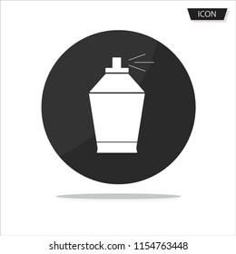 Spray icon vector isolated on white background.