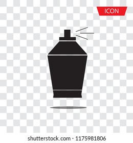 Spray icon vector isolated on white background.