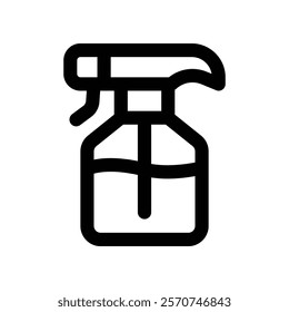 spray icon. vector line icon for your website, mobile, presentation, and logo design.