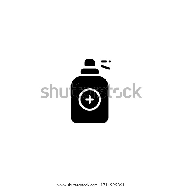spray icon. spray\
vector on gray\
background