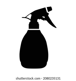 Spray icon. Water sprayer for irrigation of soil and plants when working in the garden and in the garden, when Ironing clothes and humidifying different surfaces. Vector illustration.
