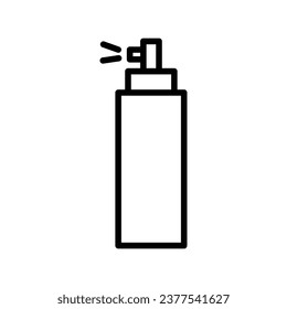 Spray-Symbol auf weißem Hintergrund, Vektorgrafik