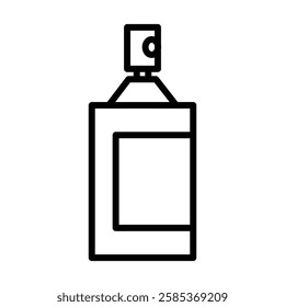 spray iconVector illustration in black