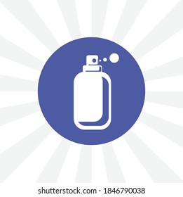 Spray isolated simple solid vector icon