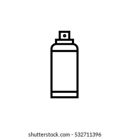 Spray line icon. Deodorant