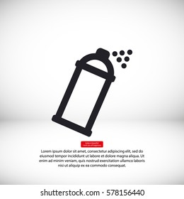  spray line vector icon