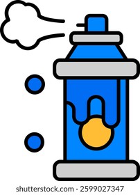 Spray Line vector Icon Design
