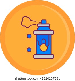 Diseño de icono de Vector de línea de pulverización