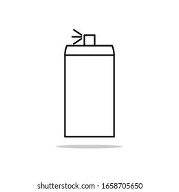 spray line vector icon good for web and mobile app