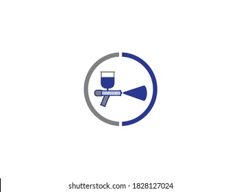 diseño de logotipo de spray. Diseño de iconos de spray
