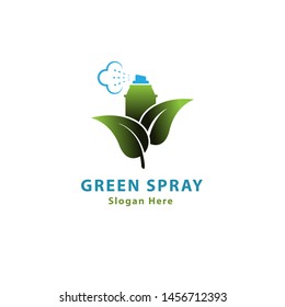 spray logo design for organic or environment care product