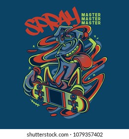 Spray Master Illustration