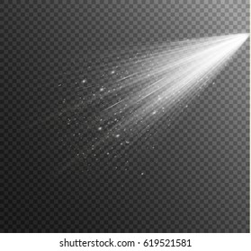 Spray on a transparent background.The spray particles.vector illustration.