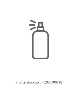 spray outline icon. Elements of Beauty and Cosmetics illustration icon. Signs and symbols can be used for web, logo, mobile app, UI, UX