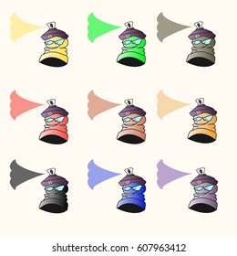 spray paint bottle graffiti different colors