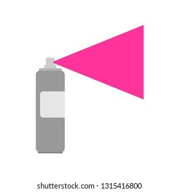 Spray paint bottle isolated. paint can vector illustration