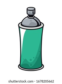 spray paint bottle isolated icon vector illustration design