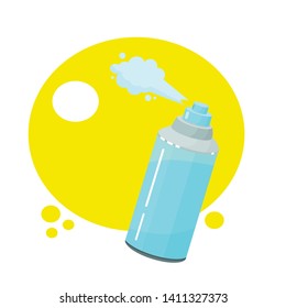 spray paint can for graffiti vector illustration